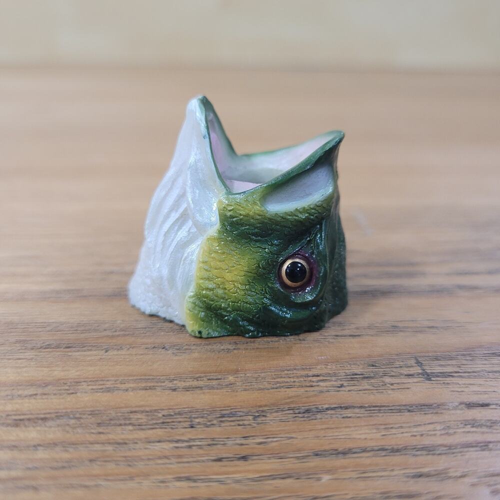 Fish Head Green Bass Snuffer Butt Headz Cigarette Ashtray Heads - Picture 3 of 6